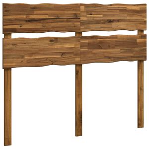 vidaXL Tăblie de pat cu margini naturale ROSTOCK natural 150 cm