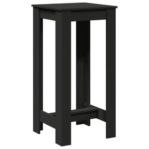 vidaXL Masă bar, negru, 51x50x103,5 cm, lemn prelucrat