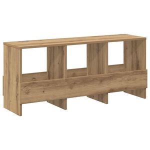vidaXL Raft pentru reviste Stejar Artizanal 102 x 30 x 45 cm