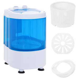vidaXL Mașină de spălat mini, cuvă simplă, 2,6 kg