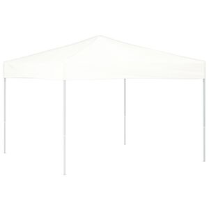 vidaXL Cort pliabil pentru petrecere, alb, 3x3 m