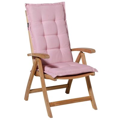 Madison Pernă de scaun cu spătar mic Panama, roz deschis, 105x50 cm