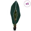 vidaXL Huse din fleece pentru protecția plantelor &icirc;mpotriva &icirc;nghețului 5 pcs