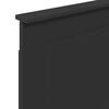 vidaXL Tăblie cap cu headboard Stejar Negru 75 cm Lemn compozit