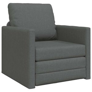 vidaXL Pat canapea 60cm Gri &icirc;nchis țesătură