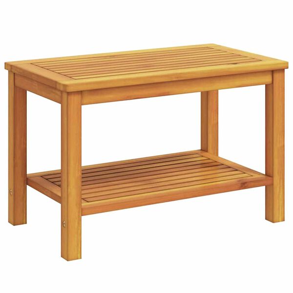 vidaXL Masă laterală Maro 70 x 40 x 45 cm Lemn Solid de Acacia