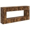 vidaXL Masă de consolă Stejar Afumat 155 x 29 x 74 cm Lemn prelucrat