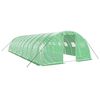 vidaXL Seră cu cadru din oțel, verde, 40 m&sup2;, 10x4x2 m