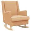 vidaXL Scaun balansoar Bej 62 x 80 x 85 cm Boucl&eacute;