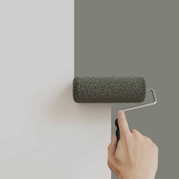 vidaXL Vopsea de perete Gri 16,5 x 16,5 x 15,9 cm Print pe perete