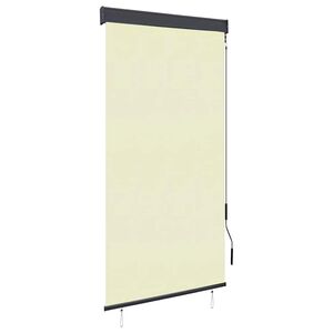 vidaXL Jaluzea tip rulou de exterior, crem, 80 x 250 cm