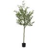 vidaXL Măslin artificial 700 de frunze 165 cm verde