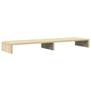 vidaXL Suport de monitor, stejar sonoma, 100x27x10 cm, lemn prelucrat