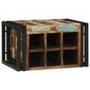 vidaXL Raft pentru vin 2 buc. 46 x 35 x 27,5 cm Lemn recuperat masiv