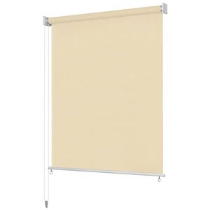 vidaXL Jaluzea tip rulou de exterior 105 (l) x 140 (&icirc;) cm, crem