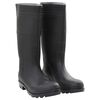 vidaXL Cizme de ploaie, negru, PVC, mărime 44