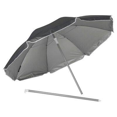 Bo-Camp Umbrelă de soare Beach, gri, 160 cm
