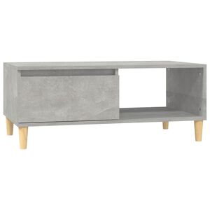 vidaXL Măsuță de cafea, gri beton, 90x50x36,5 cm, lemn compozit