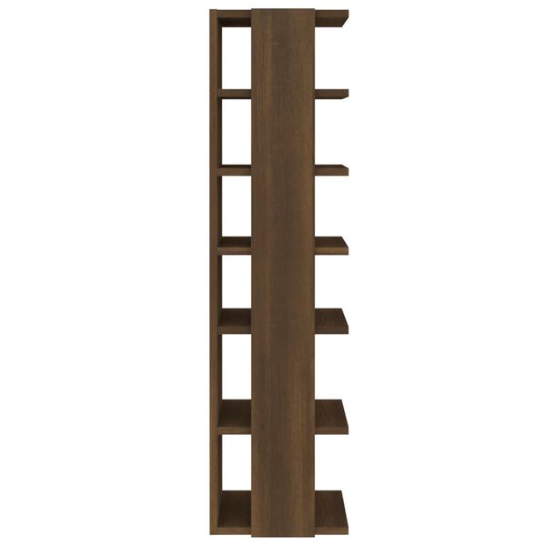 vidaXL Pantofar, stejar maro, 27,5x27x102 cm, lemn prelucrat