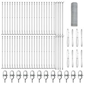 vidaXL St&acirc;lp de gard. Argintiu