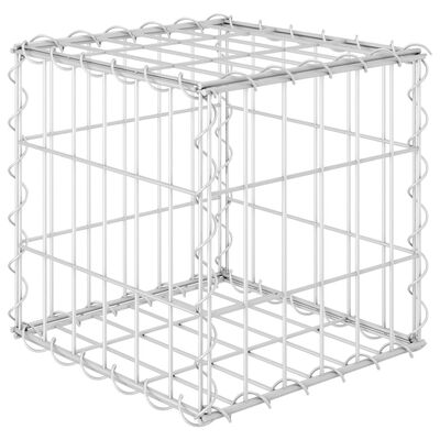 vidaXL Gabion cub strat înălțat, 30 x 30 x 30 cm, sârmă de oțel