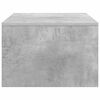 vidaXL Birou montat pe perete Pe perete Gri din beton 80 x 45 x 30 cm