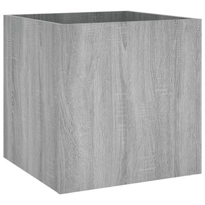 vidaXL Jardinieră cutie, stejar sonoma, 40x40x40 cm, lemn compozit