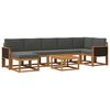 vidaXL Set de canapele de exterior 8 buc. Natural și Antracit