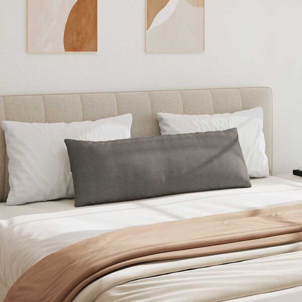 vidaXL Perne pentru canapea 2 pcs Gri deschis 120 x 40 cm