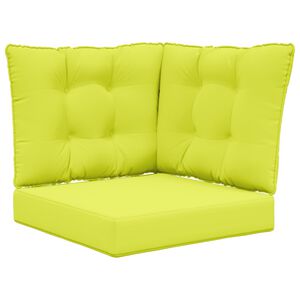 vidaXL Perna pentru canapea de exterior 3 pcs Verde Poliester