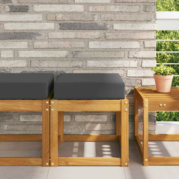 vidaXL Perna de Șezut pentru Exterior Antracit 40 x 40 x 8 cm