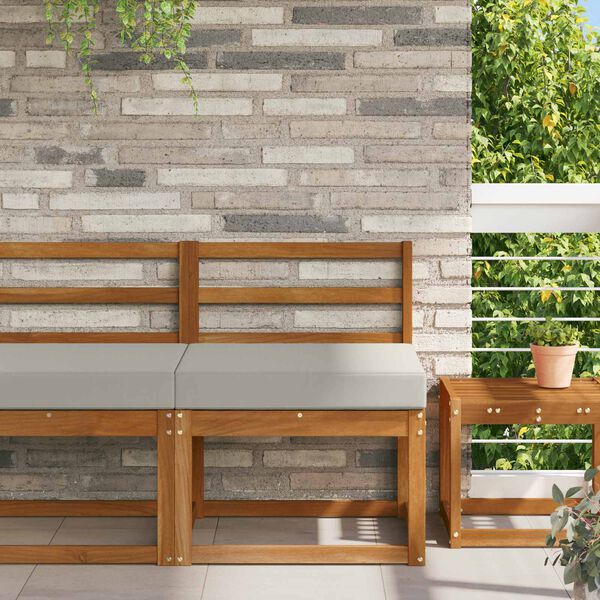 vidaXL Perna pentru canapea de exterior Gri 60 x 60 x 8 cm Poliester