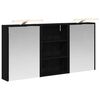 vidaXL Set dulap baie 3 buc. 126 x 16 x 62.5 cm Lemn prelucrat