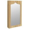 vidaXL Dulap de bijuterii cu oglindă montat pe perete 37,5x10x67 cm