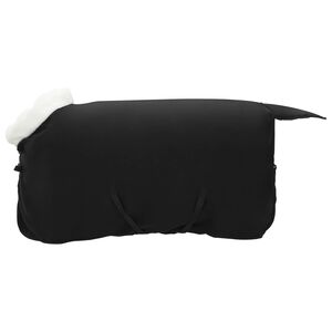 vidaXL Pătură pentru cai Negru 75 cm Fleece polar