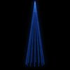 vidaXL Brad de Crăciun conic, 1134 LED-uri, albastru, 230x800 cm