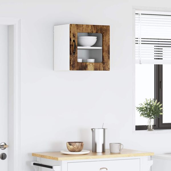 vidaXL Dulap de bucătărie Stejar fumuriu 40 x 31 x 40 cm Lemn compozit