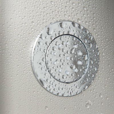SCHÜTTE Panou de duș SANSIBAR, culoare oțel inoxidabil