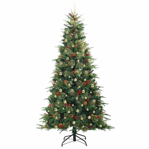 vidaXL Brad de Crăciun artificial cu ramuri articulare Verde 240 cm