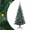 vidaXL Pom de Crăciun artificial pre-iluminat cu 150 LED Verde 150 cm