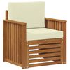 vidaXL Set de canapele de exterior cu pernă natural 71 x 63 x 73 cm