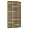 vidaXL Dulap pentru CD-uri stejar sonoma 102x23x177,5 cm lemn compozit