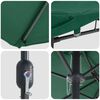 vidaXL Parasol de Grădină Verde 385 x 209 x 244 cm țesătură