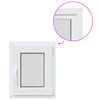 vidaXL Fereastră de subsol culoare internă albă RISOR 40 x 60 cm