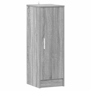 vidaXL Pantofar, gri sonoma, 32x35x92 cm, lemn prelucrat