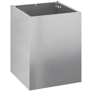 vidaXL Vază pentru Grădină Oțel Galvanizat 32 x 32 x 40 cm
