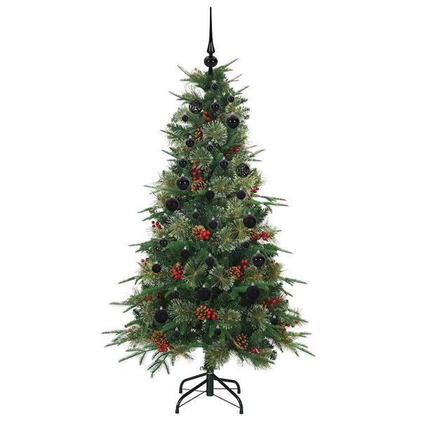 vidaXL Brad de Crăciun artificial cu ramuri articulare Verde 150 cm