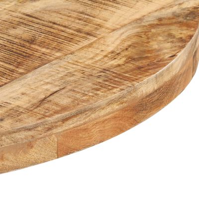 vidaXL Masă de bistro, Ø60x75 cm, lemn de mango nefinisat, rotundă