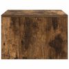 vidaXL Birou montat pe perete Pe perete Stejar fumuriu 60 x 45 x 30 cm