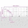 vidaXL St&acirc;lp de gard. Galvanizat 25 x 0,8 m Oțel